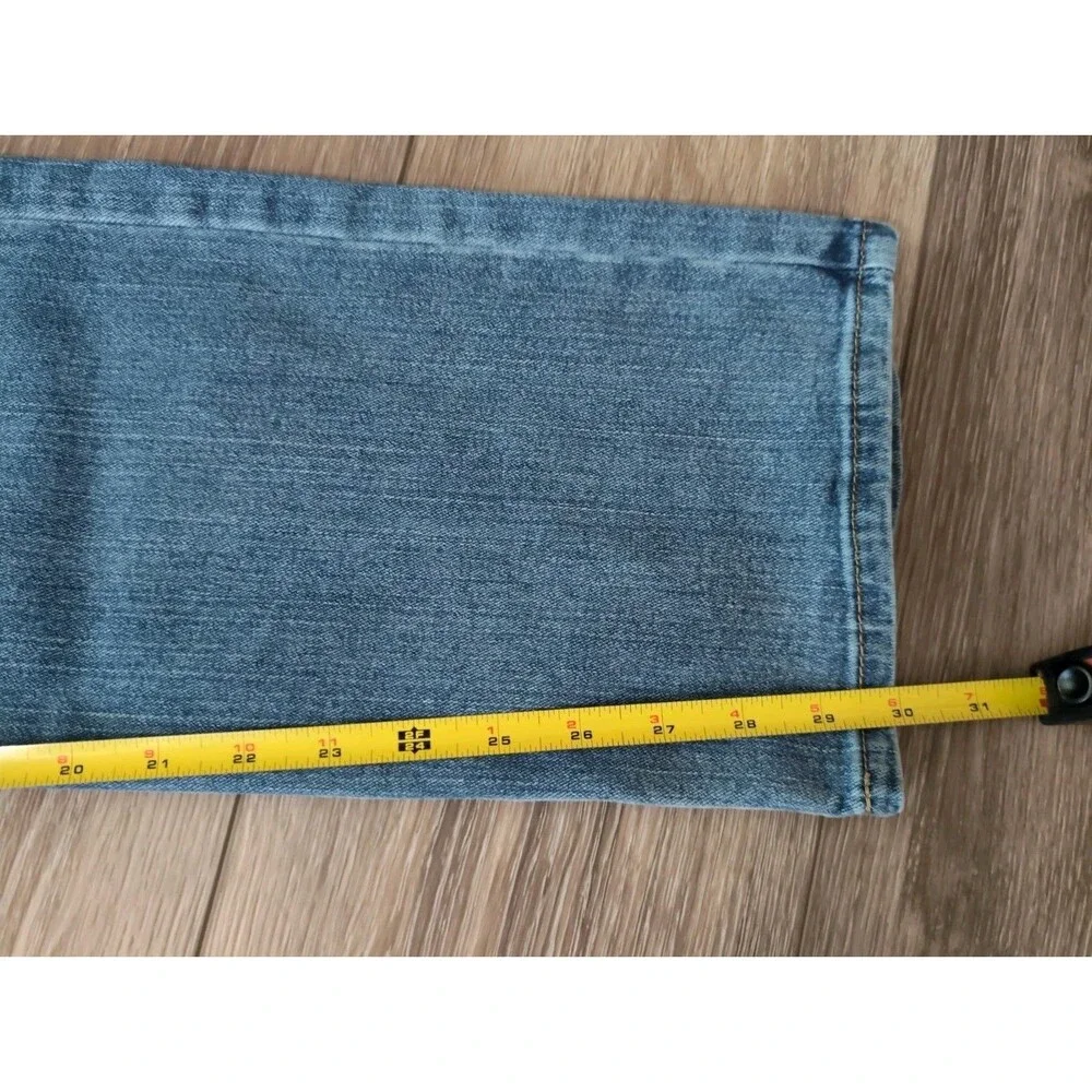 WRANGLER MEN'S BLUE JEANS Premium Quality Straight Fit Stretch Sz  30X30 GUC
